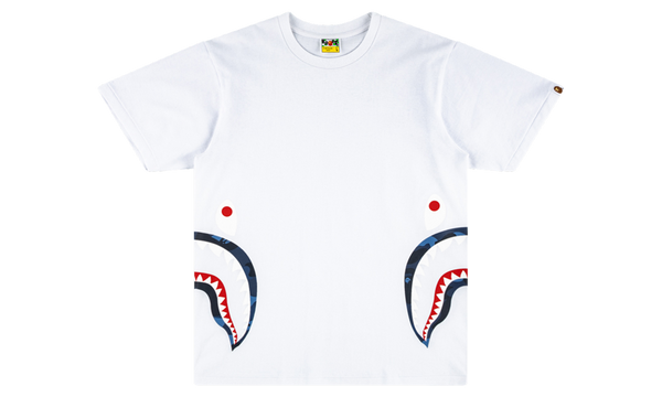 Color Camo Side Shark Tee