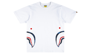 Color Camo Side Shark Tee