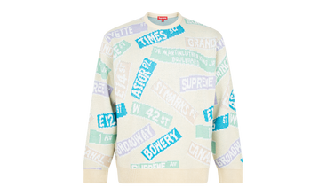 Street Signs Sweater 