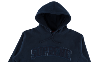 Tent Leather Arc Logo Hooded Sweatshirt 