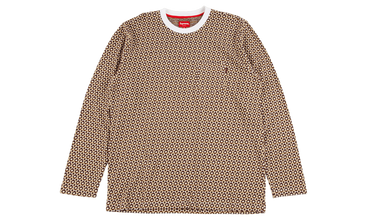 Diamond Jacquard Knit L/S Top 