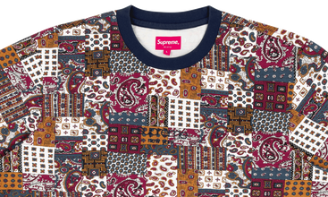 Patchwork Paisley SS Top 
