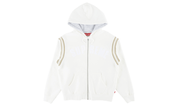 Jet Sleeve Zip Up Hooded Sweat Shirt 