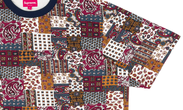 Patchwork Paisley SS Top 
