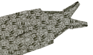 100 Dollar Bill Overalls