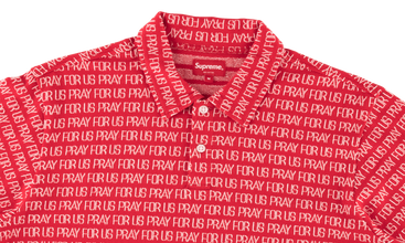 Pray For Us Jacquard Polo 