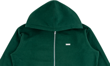 Reflective Small Box Zip Up Hoodie 