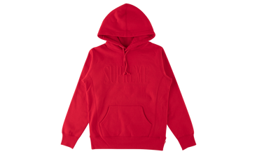 Embroidered Outline Hooded Sweatshirt 
