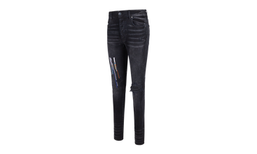 Black Straight-Fit Jeans 