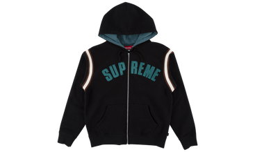 Jet Sleeve Zip Up Hooded Sweat Shirt 