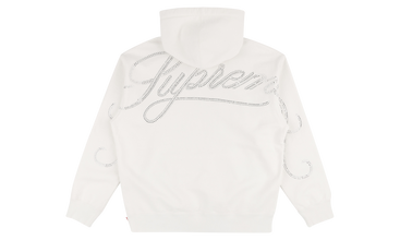 Rhinestone Script Hoodie 
