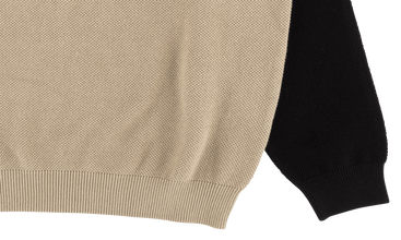 Split Pique Crewneck 