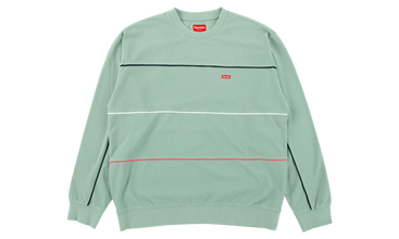 Multicolor Piping Pique Crewneck 