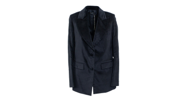 Cotton Ombre Lurex Plaid Raw Edge Shirt 