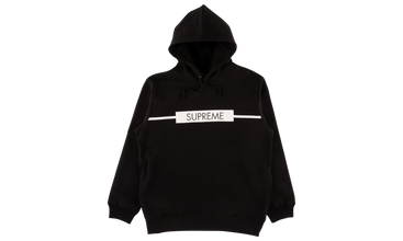 Chest Twill Tape Hooded Sweatshirt 