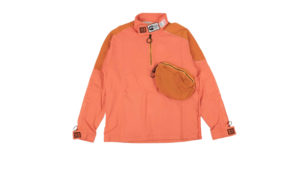 Parachute Half Zip Sweatshirt "Coral"