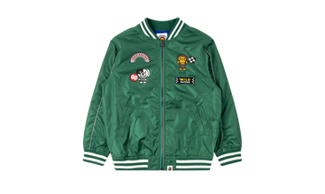 Baby Milo Racing Team Emblem Print Jacket 