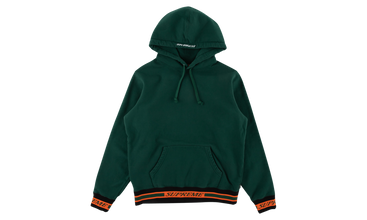 Striped Rib Hooded Sweatshirt 