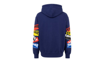 Thrasher Multi Logo Zip Up Hoo 