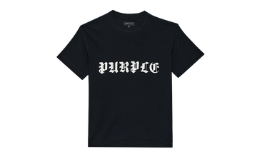 Gothic Wordmark Tee 'Black' 