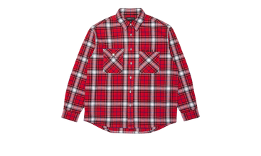 PLAID FLANNEL LS SHIRT 