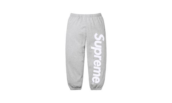 SATIN APPLIQUÉ SWEATPANT "FW 24 - Grey"