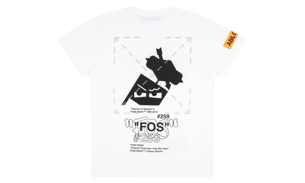 Simon Brown #4 White Tee "Virgil Abloh x MCA Figures of Speech"