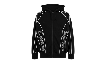 Track Paneled Zip Up Hoodie 