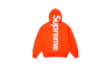 SATIN APPLIQUÉ HOODED SWEATSHIRT 