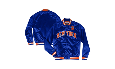 NBA LIGHTWEIGHT SATIN JACKET KNICKS 