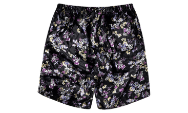 Floral Velour Shorts 