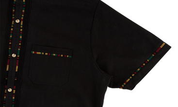 S/S Band Collar Shirt 