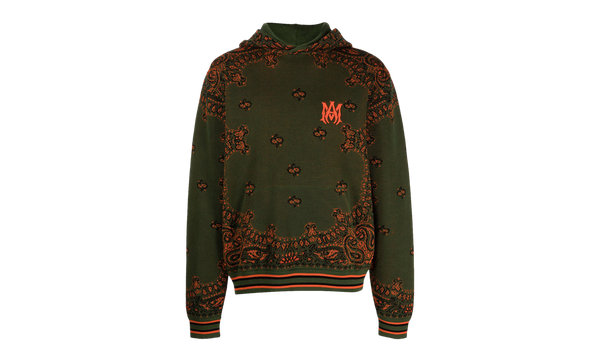 BANDANA B-BALL HOODIE "GREEN/ORANGE"