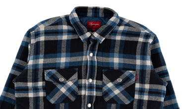 Quilted Arc Logo Flannel Shirt 