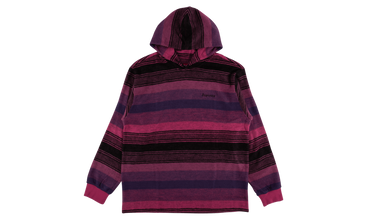 Knit Stripe Hooded L/S Top 