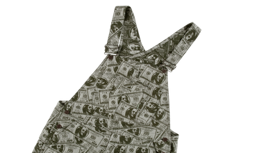 100 Dollar Bill Overalls