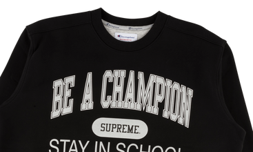 Champion Stay In School Crewneck 