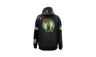 Boston Celtics Lightweight Vegan Zip Up Hooded Jacket 