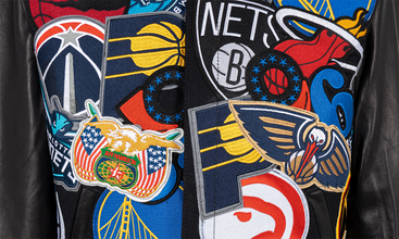 Super Mega Patch Wool/Leather NBA Jacket