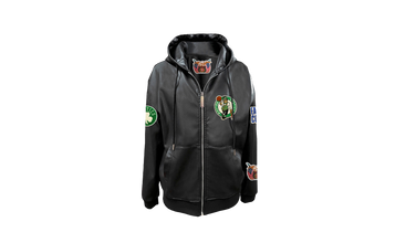 Boston Celtics Lightweight Vegan Zip Up Hooded Jacket 