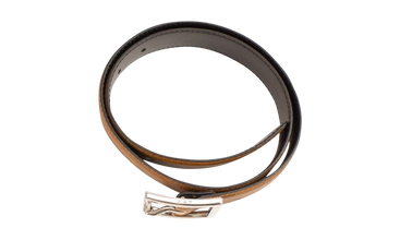 Embossed Croc Buckle Belt 