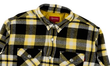 Quilted Arc Logo Flannel Shirt 