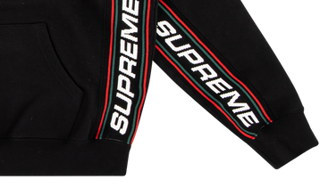 Text Rib Hoodie 