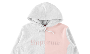 Split Old English Hooded Sweatshirt 