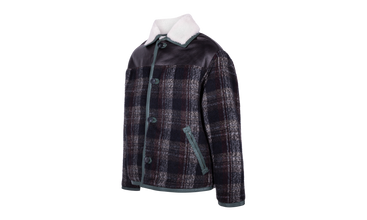 Shearling Tartan Jacket 