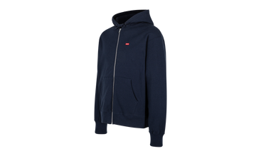 Small Box Zip Up Hooded Sweatshirt 