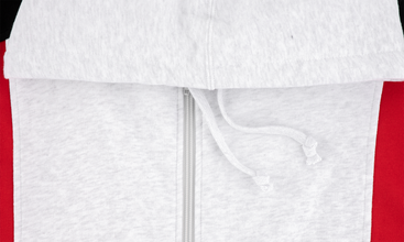 Color Blocked Zip Up Hoodie 