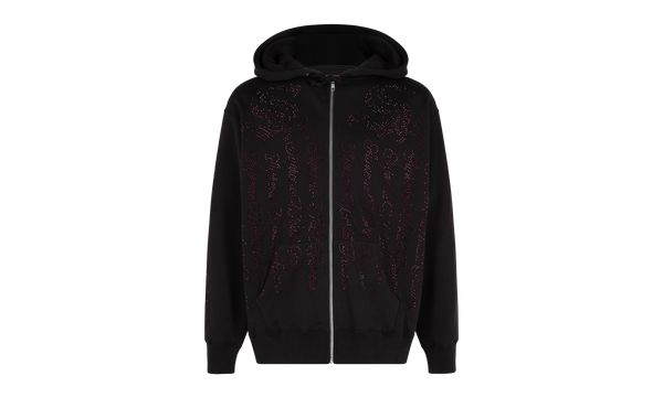 Rhinestone Zip Up Hooded Sweatshirt "SS22"