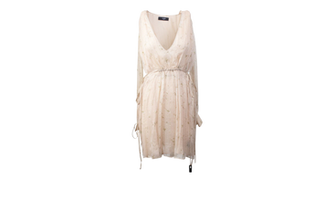 Floral Print Chiffon Dress 