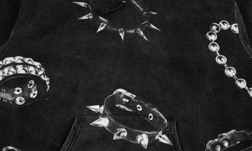 Studded Collars Hoodie 
